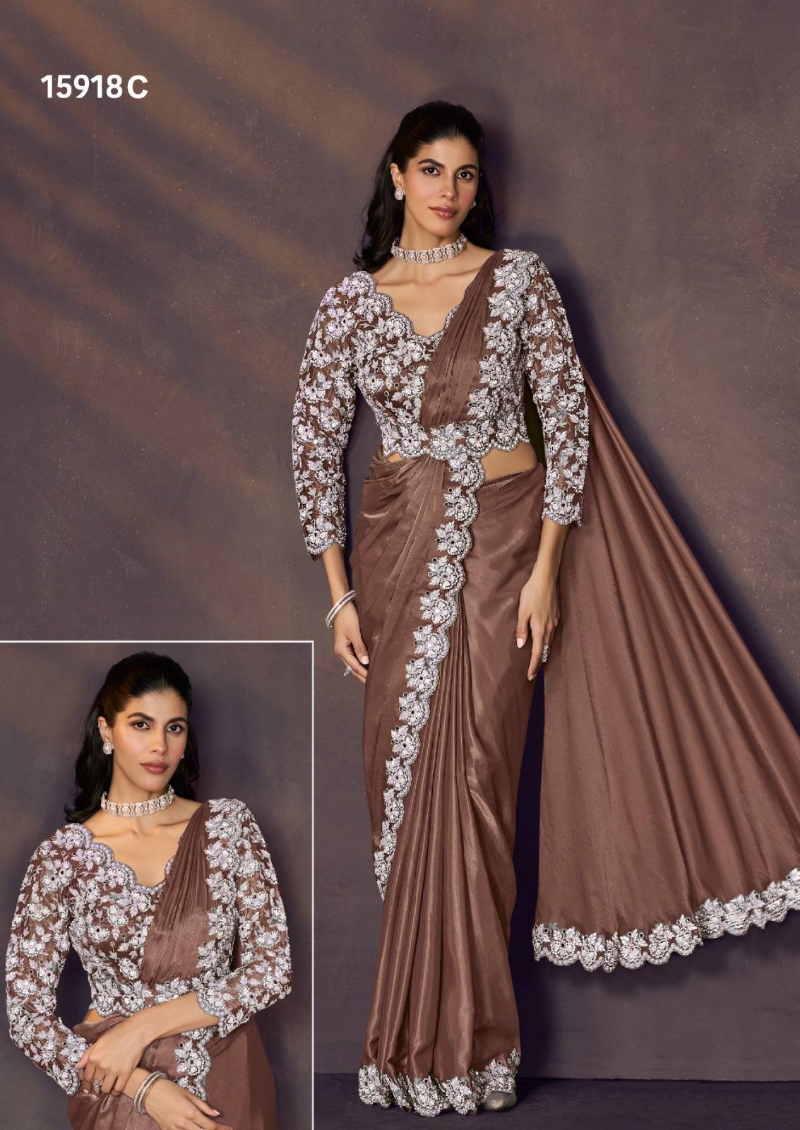 MOHMANTHAN ODYSSEY 15900 by Mahotsav 15907 to 15920 Series Indian Traditional Wear & Occasional Stitched Sarees At Wholesale Price